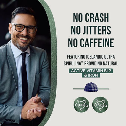 Orlo Focus & Memory Gummies – Nootropic Supplement for Adults with Lion’s Mane, L-Theanine, Phosphatidylserine, Spirulina, Vitamin B6 & B12 Methylcobalamin (60 Gummies)