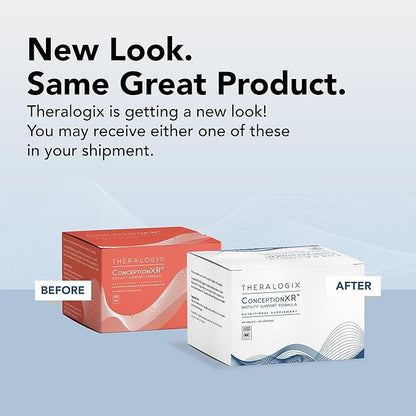 Theralogix ConceptionXR Motility Support Formula - Men's Preconception Vitamins for Fertility Support - Male Fertility Supplements for Sperm Health* - NSF Certified - 60 Tabs + 60 Caps (30-Day Supply)