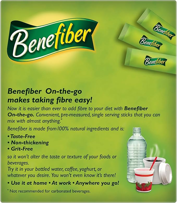 Benefiber Natural Fibre Supplement On-The-Go Stick 28 Pack