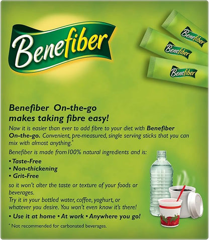 Benefiber Natural Fibre Supplement On-The-Go Stick 28 Pack