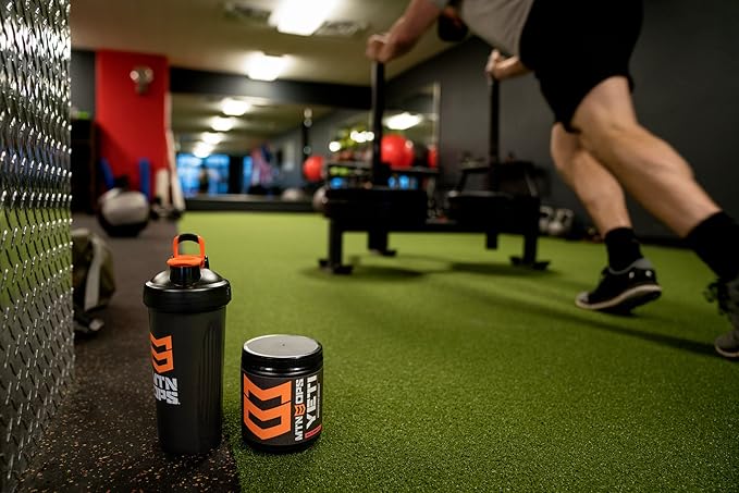 MTN OPS Yeti Monster Pre-Workout Powder Energy Drink 30-Serving Tub, Black Cherry