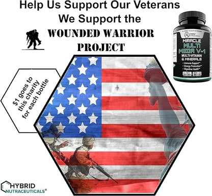 MEGAV-1 Multi-Vitamin, Superfood & Minerals - Daily Multivitamin with Probiotics, Digestive Enzyme, Mushroom Complex for Heart Health, Immune Support, Energy & Stamina - 90 Tablets