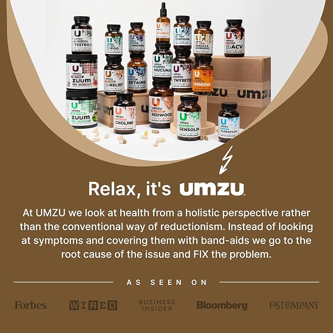 UMZU Daily K | Vitamin K Complex with K1, MK4 & MK7 | Support Bones, Cardiovascular Function, Blood Flow & Cognition w/Liquid D3 (30 Day Supply | 30 Capsules)