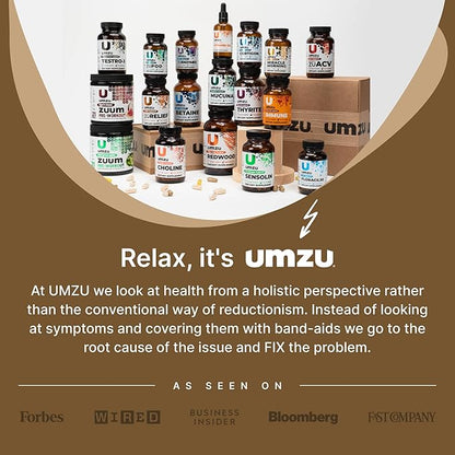 UMZU Daily K | Vitamin K Complex with K1, MK4 & MK7 | Support Bones, Cardiovascular Function, Blood Flow & Cognition w/Liquid D3 (30 Day Supply | 30 Capsules)