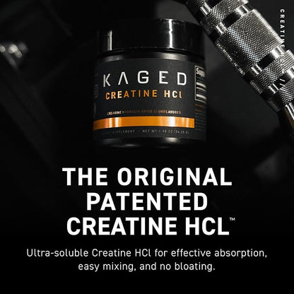 Kaged Creatine HCl Powder | Lemon Lime | Muscle Building and Recovery Supplement | Patented Formula | Highly Soluble Powder | 75 Servings
