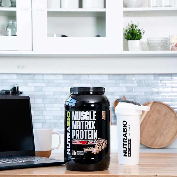 NutraBio Muscle Matrix Protein (Chocolate Peanut Butter, 2 lb (Pack of 1))