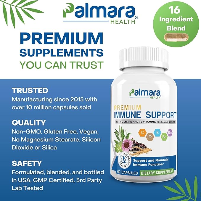 Premium Immune Support, 60 Capsules