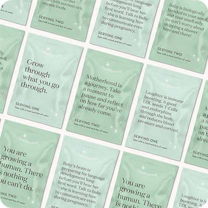 HealthyNest 3rd Trimester Prenatal Vitamin | Pregnancy Support for Fetal Brain Development with Methylfolate, Choline, DHA, Iron, Inositol | 31 Day Supply