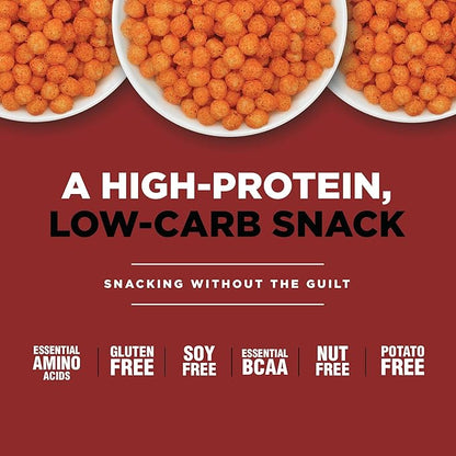 Twin Peaks Low Carb, Keto Friendly Protein Puffs, Mesquite Barbecue (300g, 21g Protein, 2g Carbs)