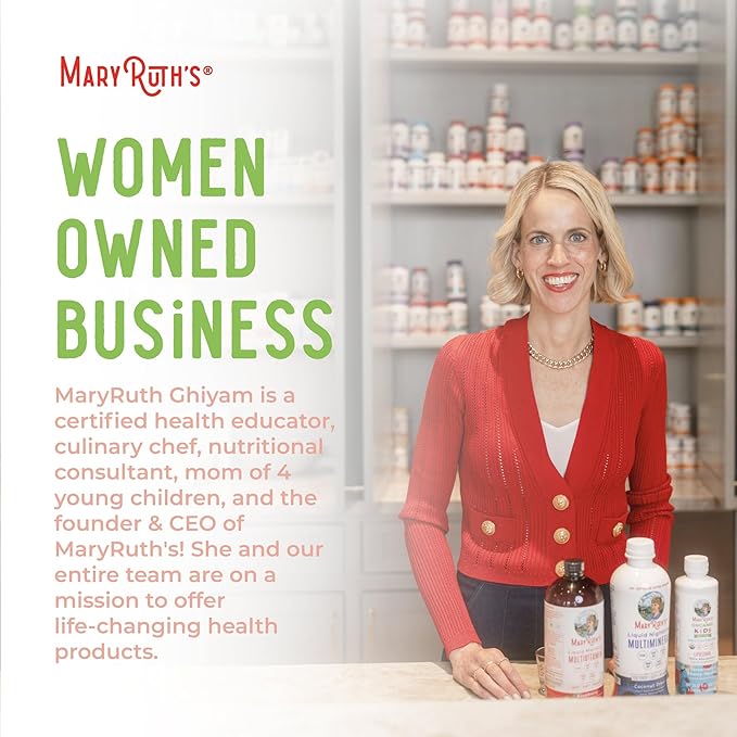 MaryRuth Organics Liquid Vitamin | Coenzyme Q10 Heart Health for Mitochondrial Support and Immune System | Vegan Non-GMO | 7.6 Fl Oz | 45 Servings