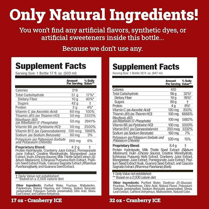 Rescue Detox ICE - Cranberry Flavor - 32oz | Works in 90 Minutes Up to 5 Hours