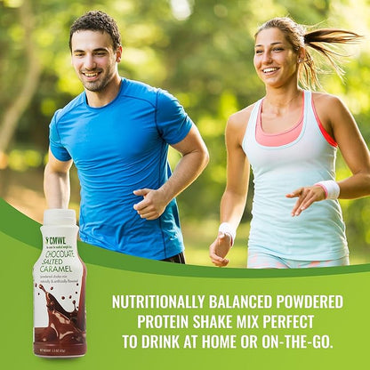 Chocolate Salted Caramel Powdered Protein Shake Mix | Meal Replacement | Support Weight Management 160 Calories, 16g Protein, 24 Vitamins & Minerals, Low Carb, Zero Trans Fat