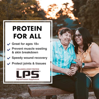 Nutritional Designs LPS Liquid Collagen & Whey Protein Supplement - Sugar-Free Non-GMO Drink - Promotes Healthy Skin & Hair for Men & Women (Grape)