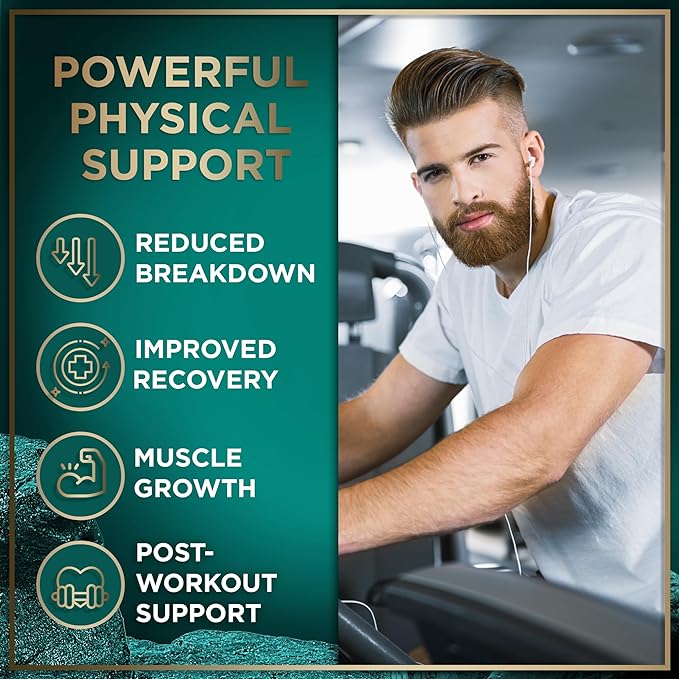 Essential Amino Acids Supplement For Women And Men - All 9 BCAAs Amino Acid Complex for Power and Recovery - EAA Perfect Amino Energy: Lysine, Tryptophan, Isoleucine - 2 Pack 240 Vegan BCAA Capsules