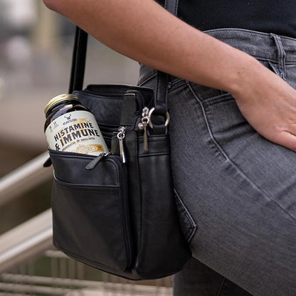 HEART & SOIL - Histamine & Immune Supplement - Immune Support Supplement - Enriched with Selenium, Vitamin A, Thymopoietin, Thymulin, DAO, Thymosin, LEAP-2 & Peptides - 180 Capsules