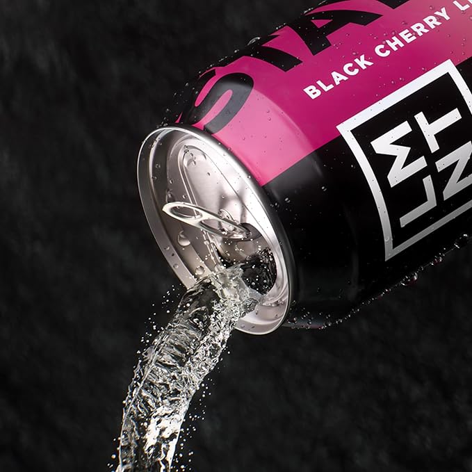 LMNT Sparkling Electrolyte Drink - Black Cherry Lime | 12-Count