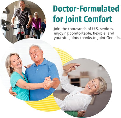 Joint Genesis - Joint Support Supplement - with Mobilee and Boswellia Serrata - for Comfortable, Flexible Joints - 6 Pack