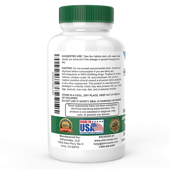 DrFormulas HairOmega 3-in-1 Hair Growth Vitamins with DHT Blocker, Biotin for Women & Men | Hair Skin and Nails Supplement for Hair Loss, 120 Pills