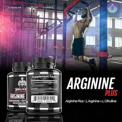 Dr. Emil's ARGININE Plus - L Arginine + L Citrulline - 2500 MG High Dose NO Booster Tablets - Nitric Oxide Supplement for Vascularity and Heart Health (Arginine AAKG and Citrulline Malate 2:1)