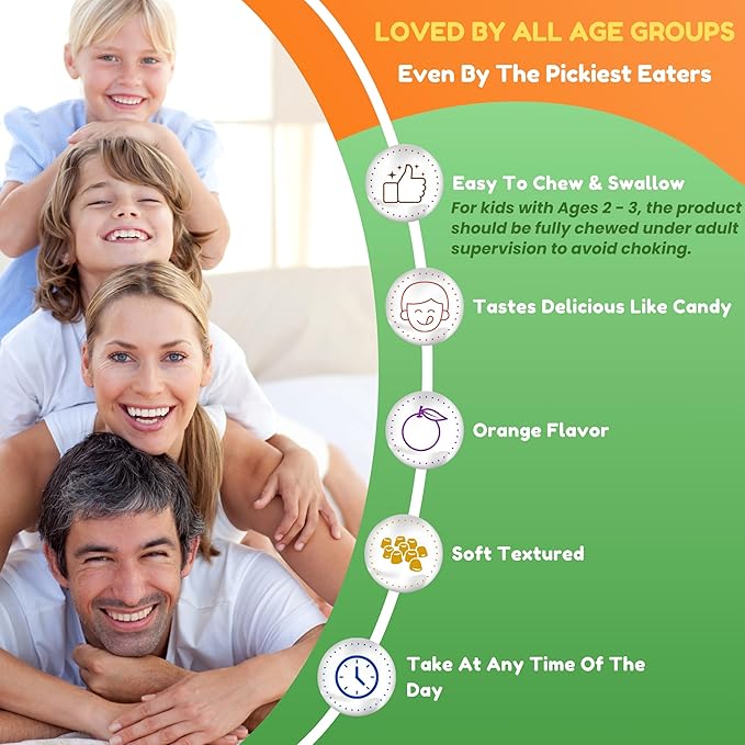 Vegan Vitamin C Gummies | 90 Gummies, 250mg 45 Servings | Non-GMO | Gluten-Free, Gelatin-Free | Immune Support Gummies & Seasonal Support for Kids & Adults Halal Vitamins