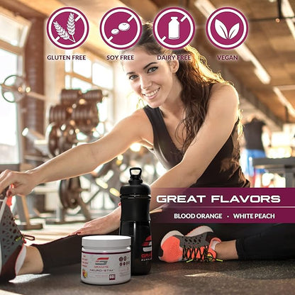 Granite® Neuro-Stim™ (White Peach) Brain Boosting Nootropic + Energy Formula | Supports Healthy Mental Focus, Clarity & Performance | Vegan, Soy Free, Gluten Free (60 Servings)