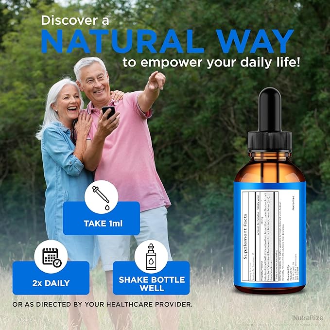 (2 Pack) NeuroQuiet Drops - Hearing Support Formula, Official NeuroQuiet to Support Cognitive Performance, All Natural Neuro Quiet to Maintain Auditory Health, Gotas Review (60 Servings)