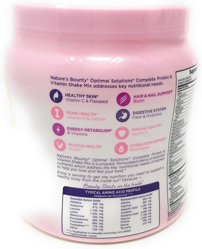 Natures Bounty Protein Vitamin Shake, Mix Vanilla 16 oz (Pack of 2)