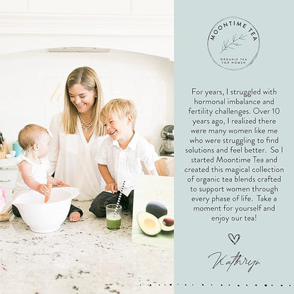 Organic Cleanse and Detox Tea for Women, 30 Tea bags with Mint, Dandelion Root and Burdock Root