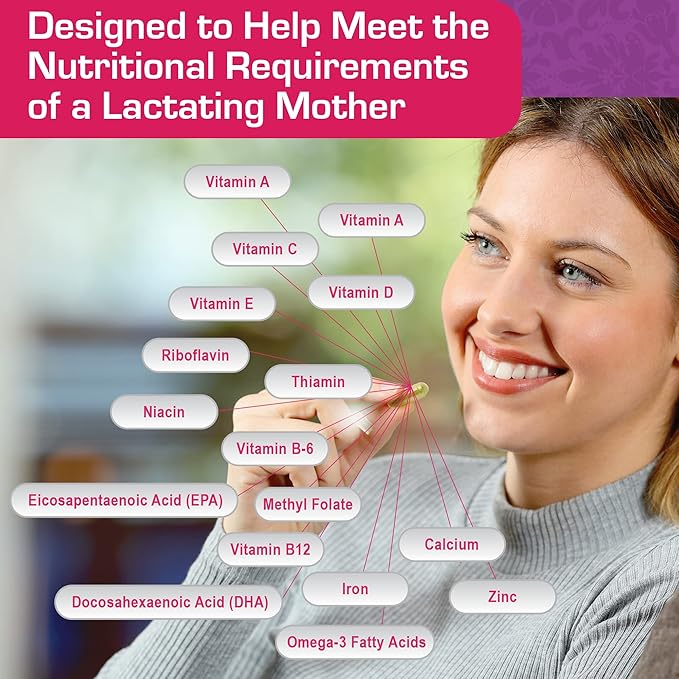 Mama's Select Prenatal Vitamins for Women with Iron, Vitamin D, DHA, and Folic Acid for Pregnant Women, Methyl Folate Safe for MTHFR - Slow-Release Supplement, Gentle on Stomach, 60 Veggie Capsules