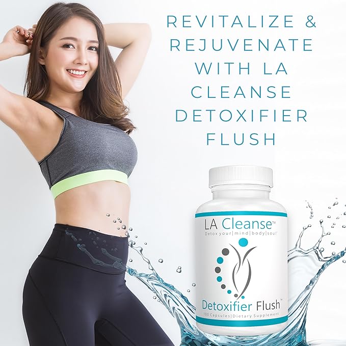 Detoxifier Flush Detox Supplements - 100 Capsules - 137.5 mg Goldenseal Root with Burdock Root Powder, Yellow Dock Root, & Milk Thistle Seed - Body Cleanse Detox for Women and Men