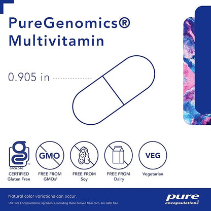 Pure Encapsulations PureGenomics UltraMultivitamin | Support for Common Genetic Polymorphisms | 90 Capsules