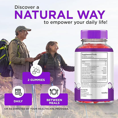 RiteLyfe Gummies, Official Rite Lyfe Blood Gummies, All Natural Stabilizer to Maintain Stable Healthy Levels and Overall Wellness, Premium Formula RiteLyfe Gomitas Review (60 Gummies)