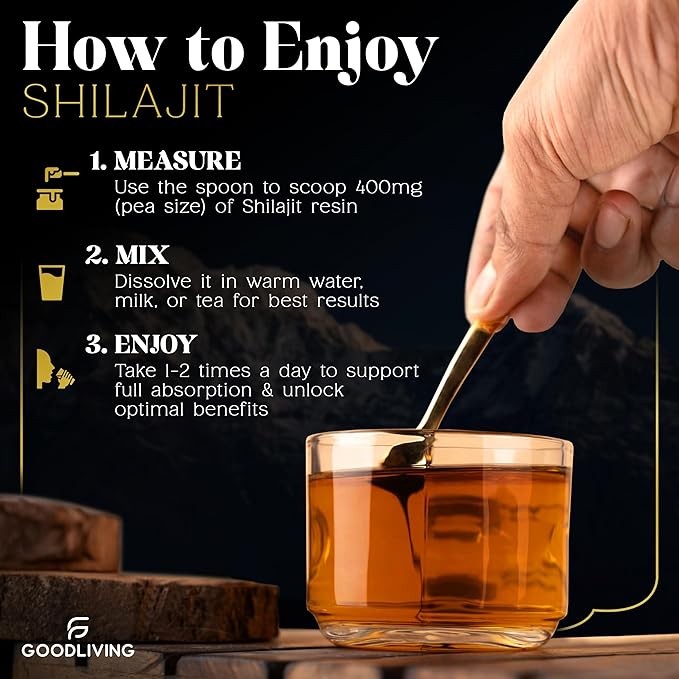 Shilajit Resin – Pure Himalayan Shilajit for Energy, Strength & Immune Support - 85+ Minerals, 75% Fulvic Acid - High Potency, Lab-Tested Pure Shilajit Supplement for Men & Women (30g)