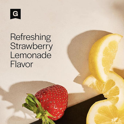 Gainful Pre Workout Powder, Caffeine Free with Creatine, L Citrulline, Beta Alanine, BCAA's, Energy & Muscle Support, Strawberry Lemonade, 14 Servings