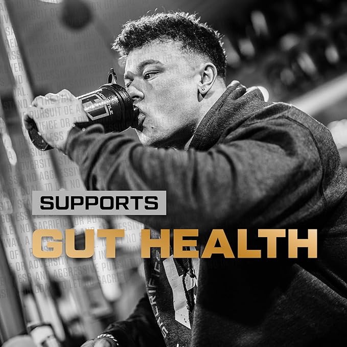 HOSSTILE Glutamine, Fermented L Glutamine Powder for Men & Women, Enhance Muscle Recovery, Support Protein Synthesis, Post Workout Recovery Drink, Unflavored, 60 Servings