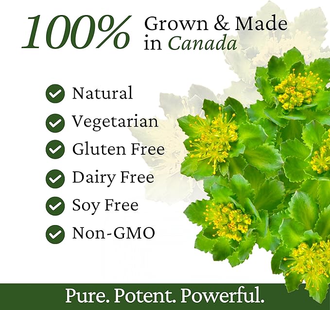 Immune Support, Energy Booster with Vitamin C, D3 and Zinc Supplement, Rhodiola Rosea, Reishi Mushroom Extract, Astragalus, Overall Wellness and Daily Habit - 60 Capsules