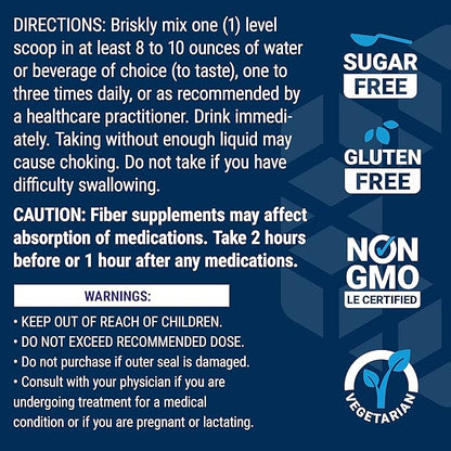 Life Extension Easy Fiber - Glucomannan Fiber, Regularity, Digestion, Heart Health, No Artificial Sweeteners, Vegetarian, Non-GMO, Gluten Free, Sugar Free, Net Wt. 167 G (0.368 Lb. Or 5.89 Oz)