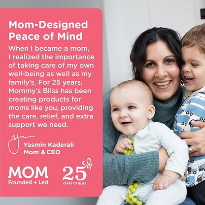 Mommy's Bliss Postnatal Lactation Support Supplement with Probiotics: Support Breastfeeding Milk Supply with Fenugreek, Blessed & Milk Thistle, Postpartum Immune Health While Nursing (60 Servings)