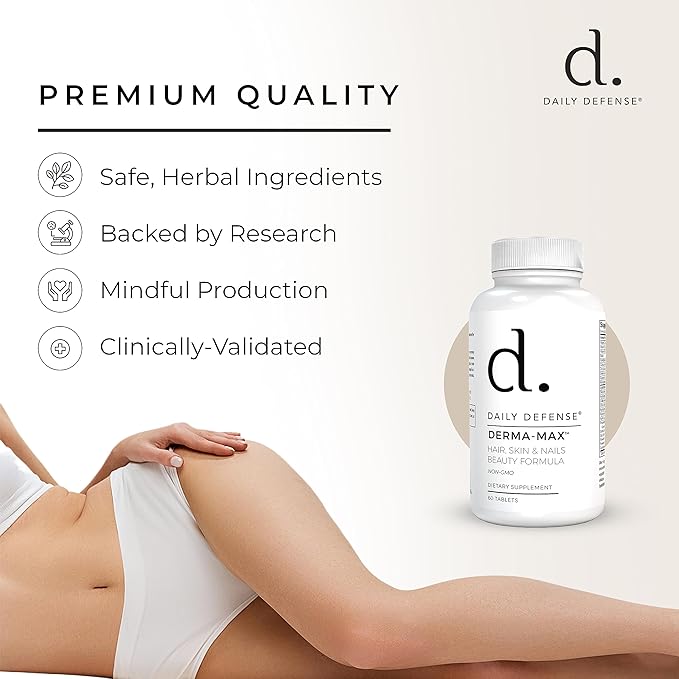 Collagen Supplements for Women - Hair Skin and Nails Vitamins with Biotin and Collagen, Calcium & More for Healthy Hair, Healthy Nails & Healthy Skin - Hair Vitamins for Men & Women