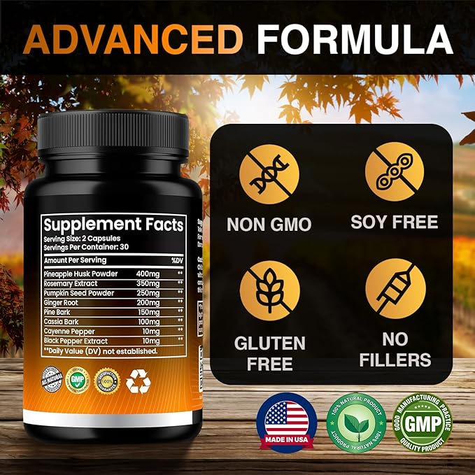 Stamen Male Wellness Supplement, Supports Circulation, More Energy and Vitality, Joint Health. Natural Daily Herbal Multivitamin Supplement for Men. (3 Pack)