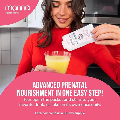Manna Vitamins Evolved - Liposomal Prenatal Complete - Liquid Prenatal Vitamins for Women - Best Prenatal Vitamins for Pregnant Women for All Stages of Pregnancy
