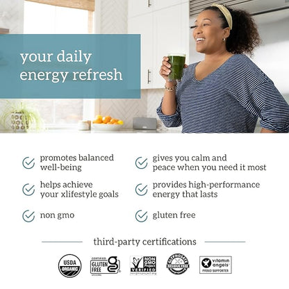 Organifi Green Juice and Red Juice Bundle - 30 Day Supply - Delicious, Refreshing Organic Superfood Supplement Powder With Antioxidants for Energy and Stress Relief Support - No GMO, Gluten, or Soy