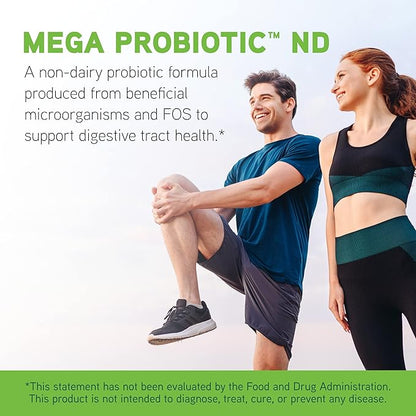 DaVinci Labs Mega Probiotic ND - Non-Dairy Probiotic Supplement Supports Gut, Digestive & Brain Health* - Gut Health Support Supplement with Non-Dairy Probiotic Complex* - 120 Vegetarian Caps