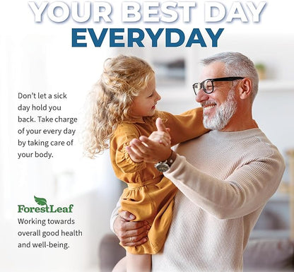 ForestLeaf Vitamin D3 10000IU - Bone Health and Immune Support - Small Easy to Swallow Capsules - Non-GMO Gluten Free VIT D - VIT D3 Vitamin D Supplements for Women and Men, 180 Count