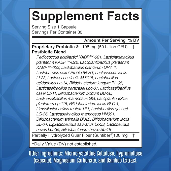 MaryRuth Organics 3 in 1 Probiotics for Digestive Health | Prebiotic & Postbiotic | Gut Health Supplement for Women & Men | Powder Probiotics for Women | Immune Support | 50 Billion CFU | 0.5 oz