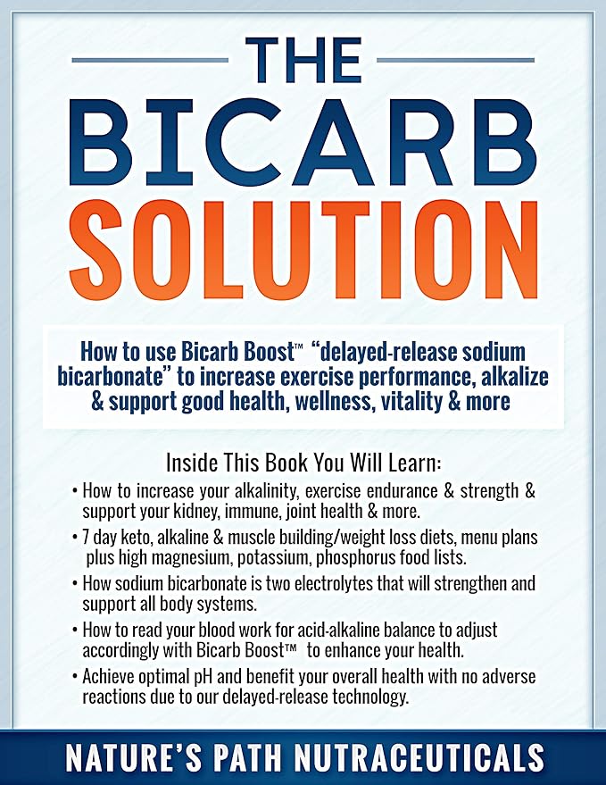 Sodium Bicarbonate 650 mg Tablets - Strongest Alkaline Tablets - Electrolyte Supplement & Keto Electrolyte Pills, Salt Tablets Hydration & Rehydration, Endurance, Stamina: 120 Capsules