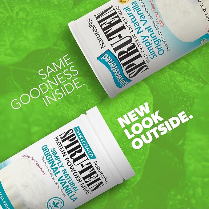 NATURES PLUS Shake Simply Natural Spirutein, 13.12 OZ