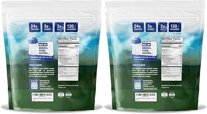 Opportuniteas Grass Fed Whey Protein Powder Concentrate - Unflavored & Unsweetened - Pure Protein Supplement for Drink, Smoothie, Shake, Cooking & Baking - Non GMO, Hormone Free & Gluten Free - 5 lb