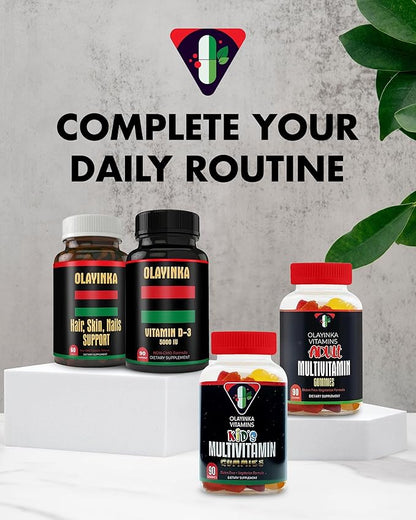 Multivitamin for Women & Men – High Potency, Vegetarian Immune Support Supplement with Vitamin D, Vitamin C, Iodine & Zinc – Multivitamin Gummies for Adults, 90 Count