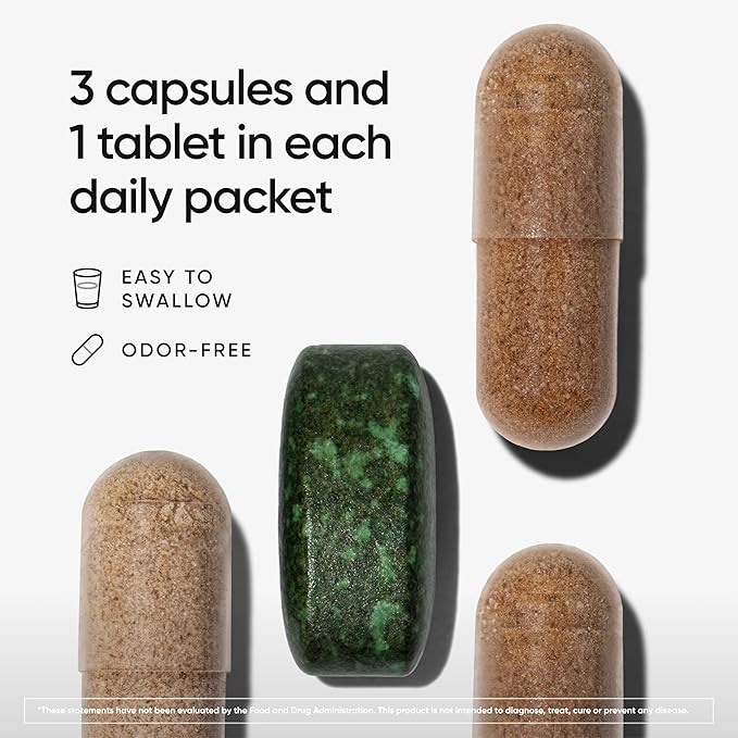 Multivitamin for Men, Full-Spectrum Supplement with Zinc, Vitamin D, C, B12, Maca, Biotin, Saw Palmetto – 82 Wholesome Nutrients for Men's Health Support, Energy, Healthy Hair, 30 Day Supply